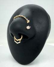 Wildflower Threadless End with CZ