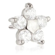 14ct Gold Flower Threadless End