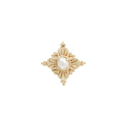 Antoinette Threadless End with Pearl