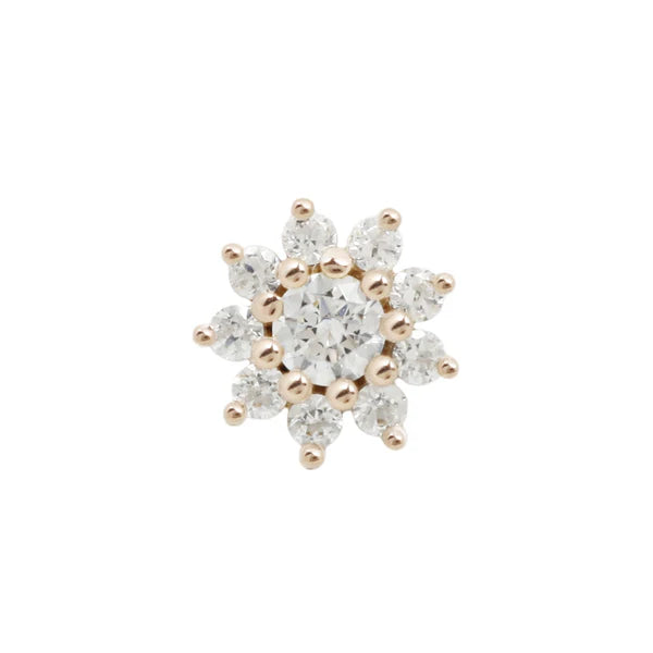 Eloise Threadless End with CZ