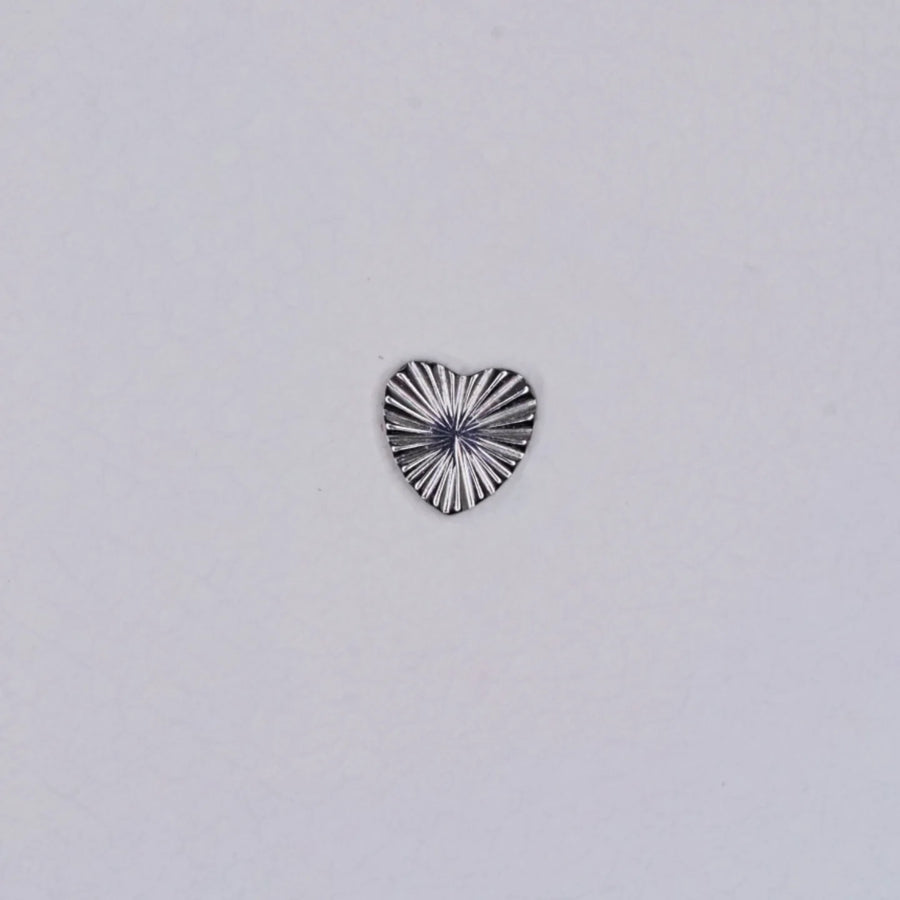 Junipurr Jewelry Titanium Laser Heart