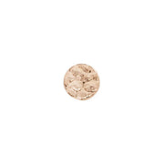 14ct Gold Hammered Disc Threadless End