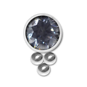 Inari Organics Triple Bead Swarovski® Zirconia End