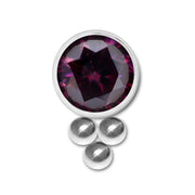 Inari Organics Triple Bead Swarovski® Zirconia End