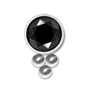 Inari Organics Triple Bead Swarovski® Zirconia End