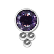 Inari Organics Triple Bead Swarovski® Zirconia End