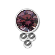 Inari Organics Triple Bead Swarovski® Zirconia End