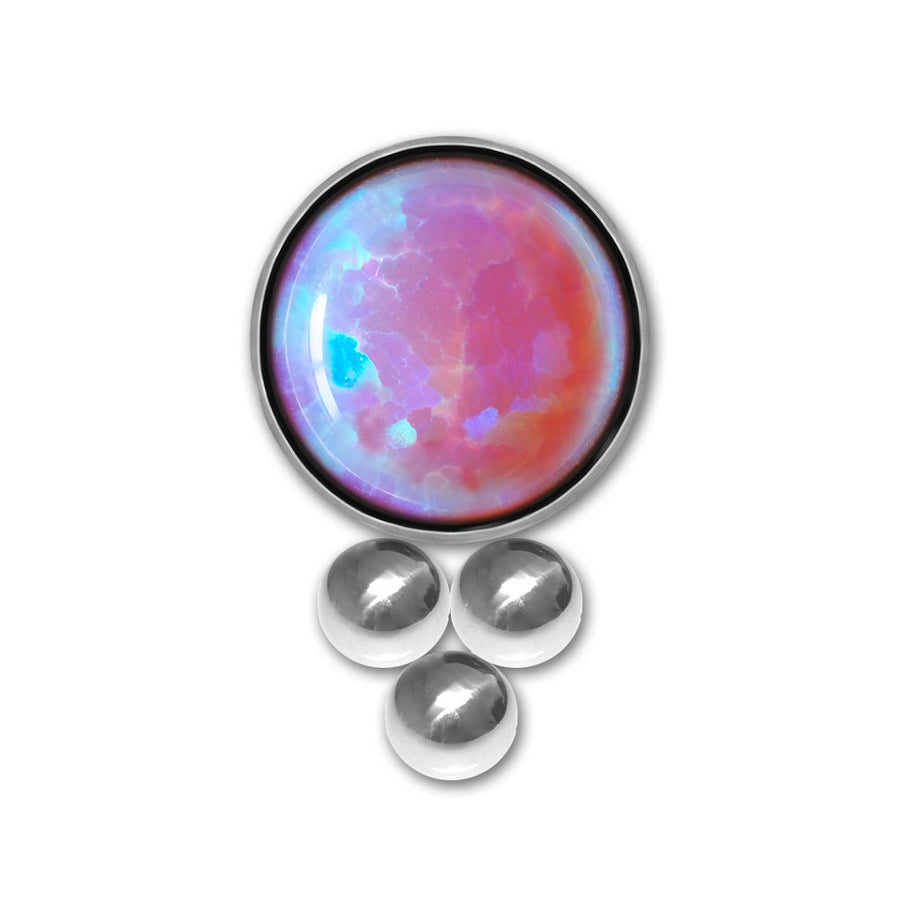 Inari ADA 3 Beaded  Opal Bezel Set