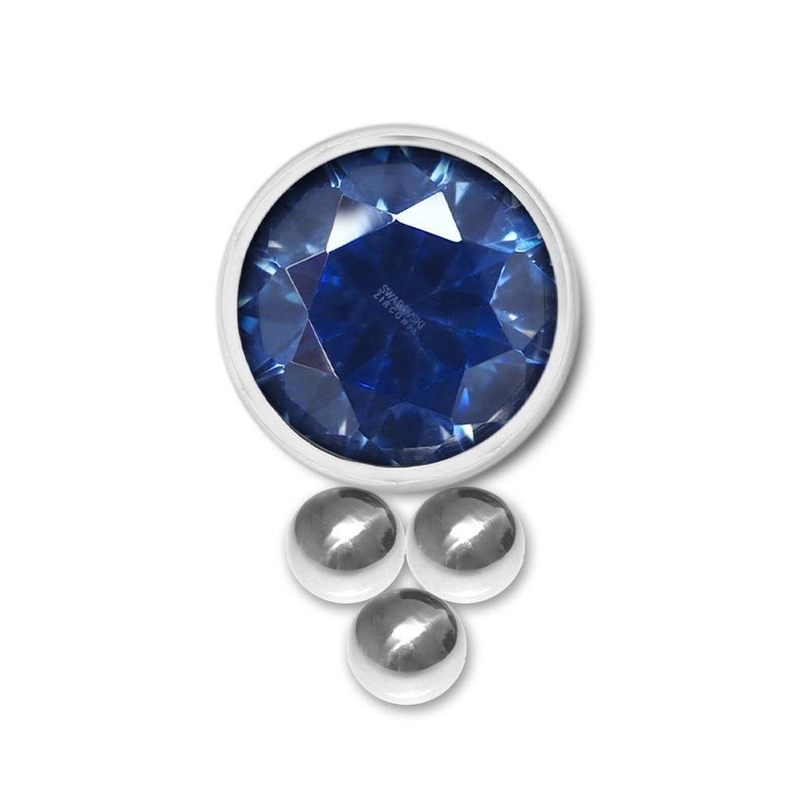 Inari Organics Triple Bead Swarovski® Zirconia End