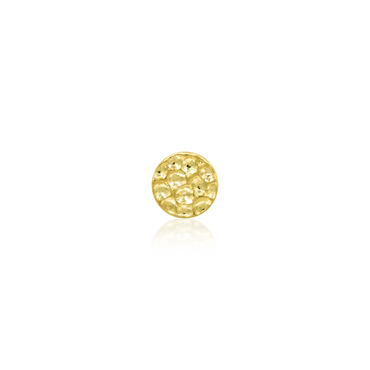 Junipurr Hammered Disk Threadless End