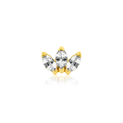 Junipurr Triple Marquise Fan End