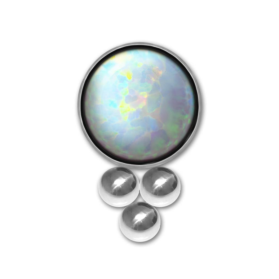 Inari ADA 3 Beaded  Opal Bezel Set