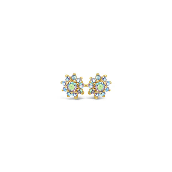 Eloise - Mercury Mist Topaz - Threadless End