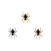 Arachne Threadless End with Black Spinel