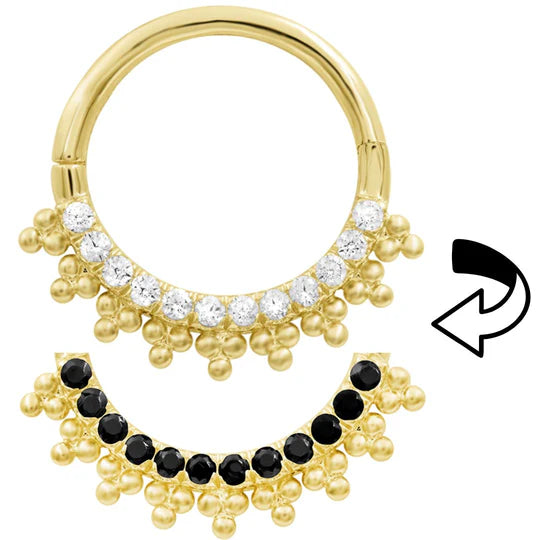 Junipurr Jewelry Double Agent Reversible Clicker