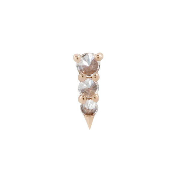 Bowery – Threadless End with Reverse Set CZ