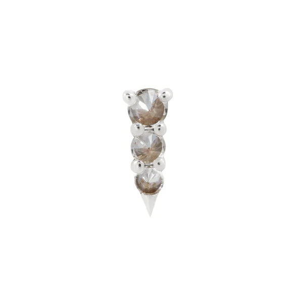 Bowery – Threadless End with Reverse Set CZ
