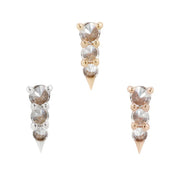 Bowery – Threadless End with Reverse Set CZ