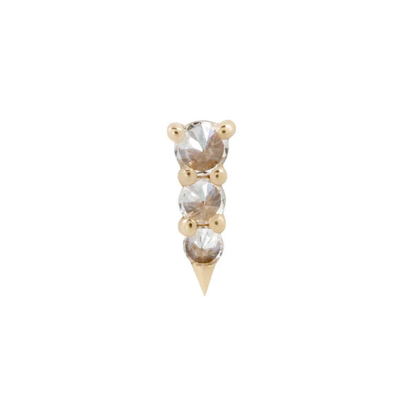 Bowery – Threadless End with Reverse Set CZ