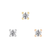 Buddha – Swarovski Crystal Prong – Threadless End