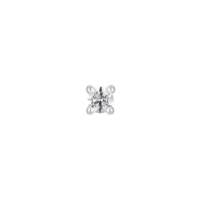 Buddha – Swarovski Crystal Prong – Threadless End