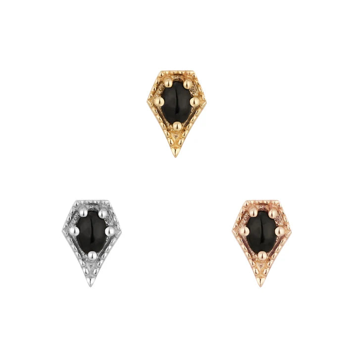 Cadence Threadless End with Black Spinel