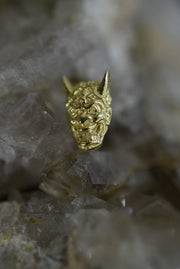 Anatometal 18ct Gold Hannya Mask End