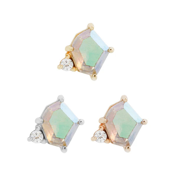 Elicit - Mercury Mist Topaz - Threadless End