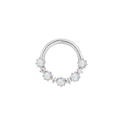 Ariana Clicker with Rainbow Moonstone