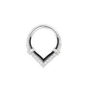 Uprise - Enamel + CZ - Clicker