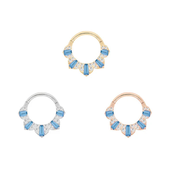 Gilty Pleasure - London Blue Topaz + Diamond - Clicker