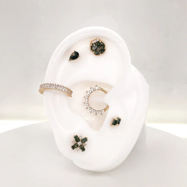 Covet - Moss Agate - Threadless End