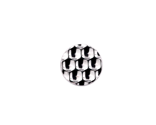 Junipurr Jewelry Titanium Hammered Disk