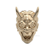 Anatometal 18ct Gold Hannya Mask End
