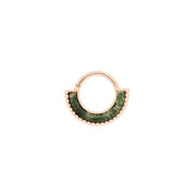 14ct Gold Moss Agate Clicker Ring – Harmonic