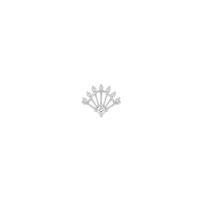 Riviera Threadless End with CZ