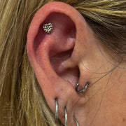 Junipurr Jewelry Titanium Hammered Heart