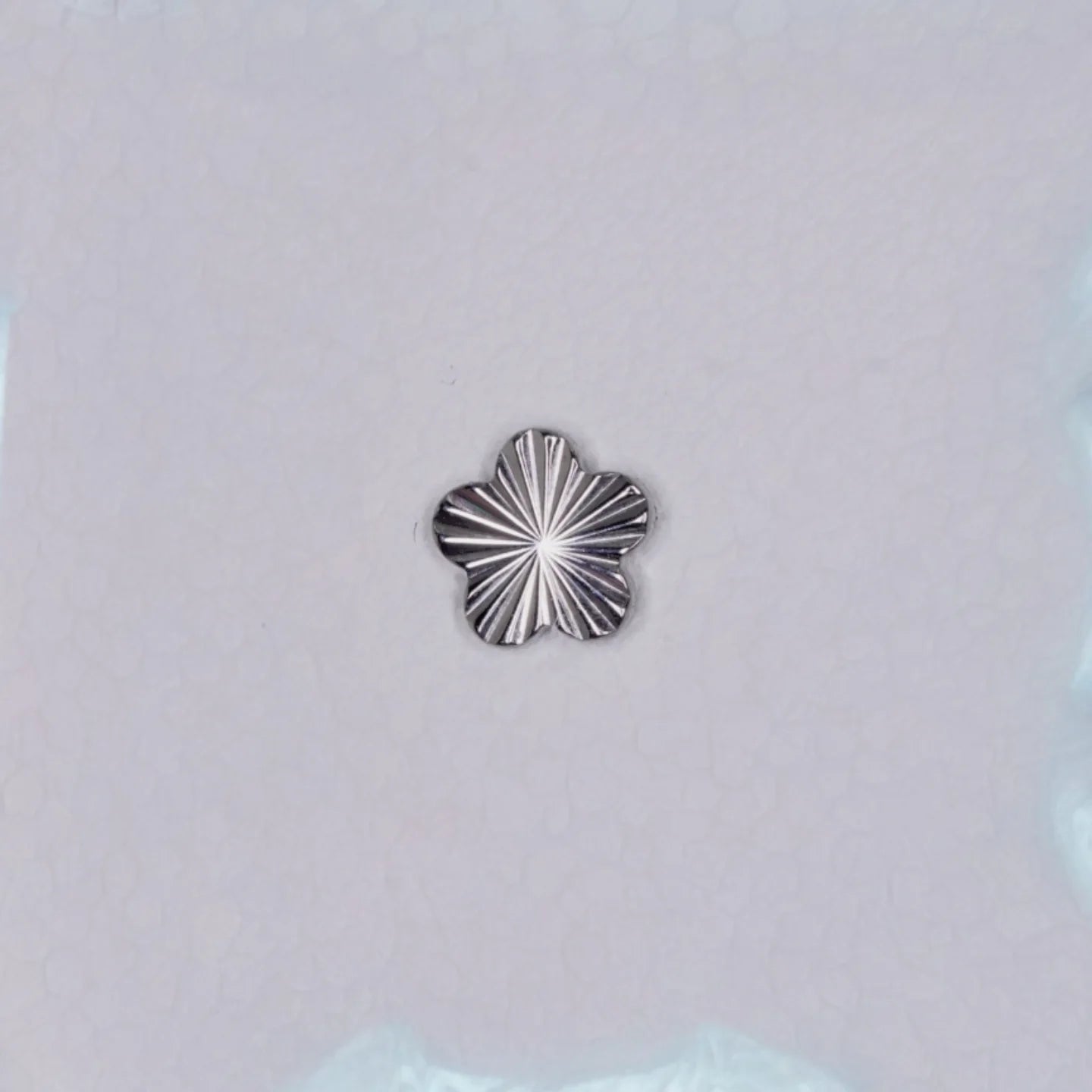 Junipurr Jewelry Titanium Laser Blossom