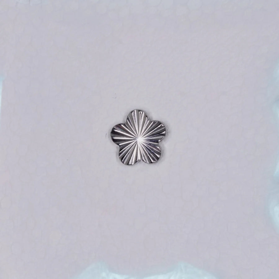 Junipurr Jewelry Titanium Laser Blossom