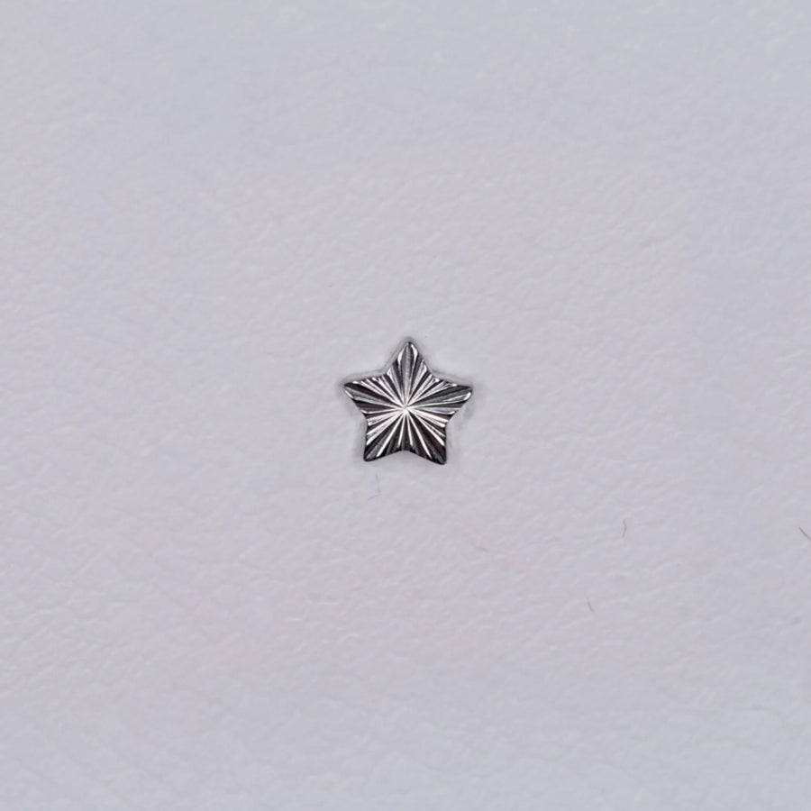 Junipurr Jewelry Titanium Laser Star