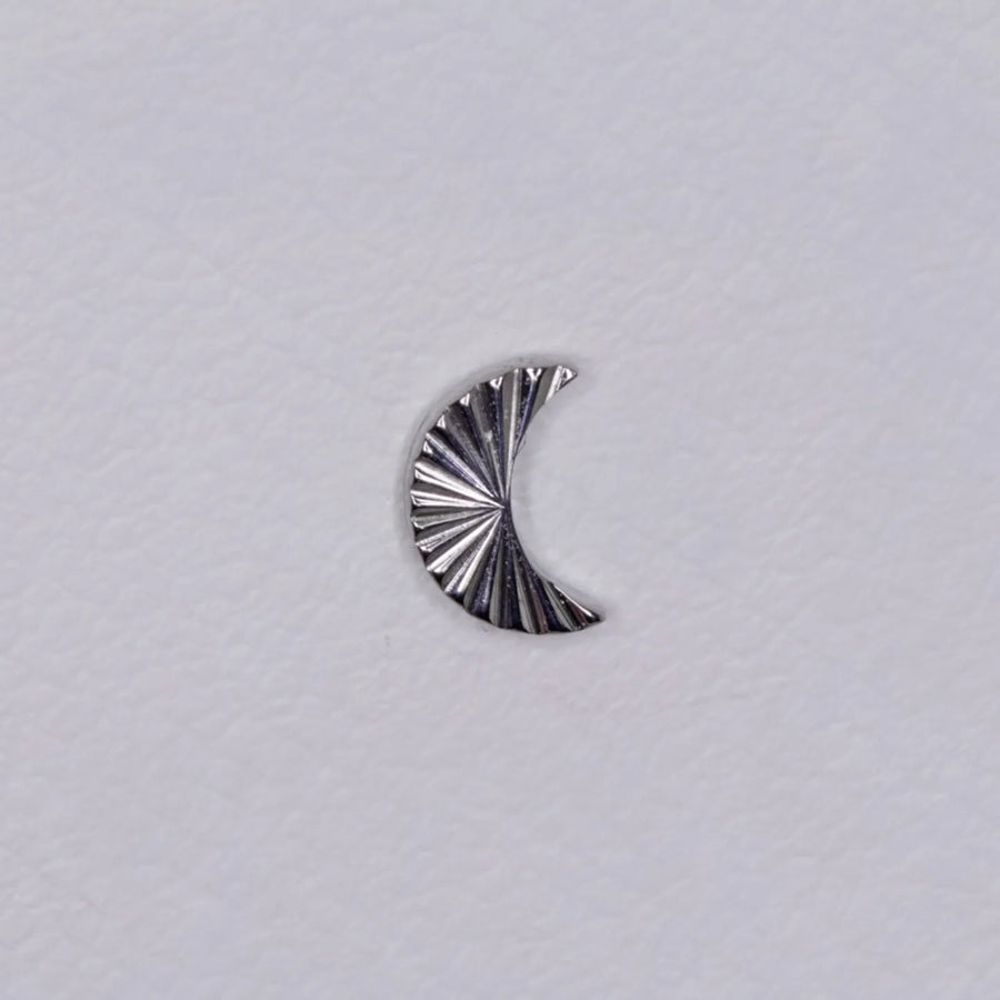 Junipurr Jewelry Titanium Laser Moon
