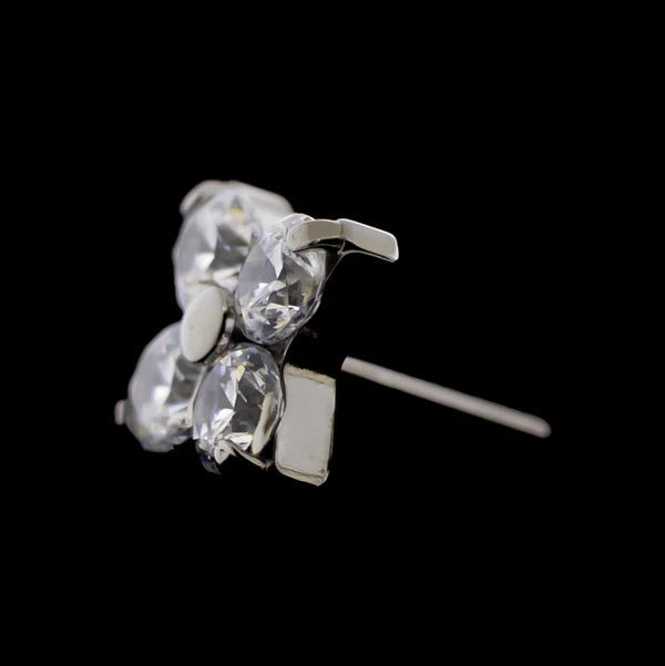 Oliver Threadless End Titanium Cluster