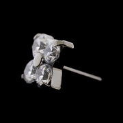 Oliver Threadless End Titanium Cluster