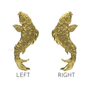 Anatometal 18ct Gold Koi Fish End