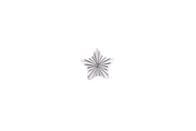 Junipurr Jewelry Titanium Laser Star