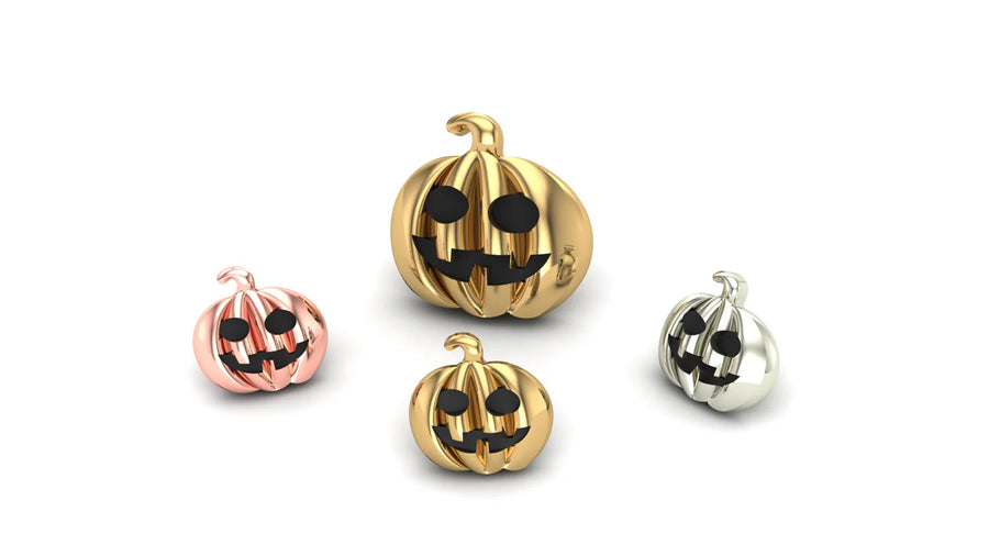14ct Gold Pumpkin Threadless End