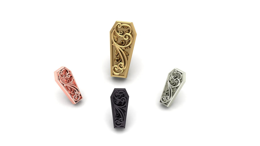 Fancy Coffin Threadless End