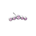 Mini Cluster 5 CZ Threadless