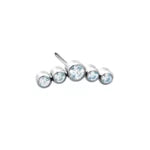 Mini Cluster 5 CZ Threadless