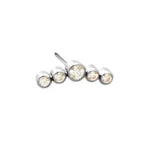 Mini Cluster 5 CZ Threadless